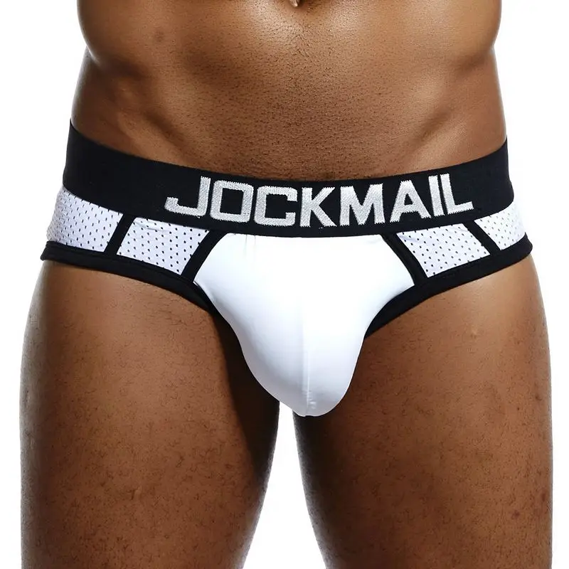 JOCKMAIL brand mens briefs sexy men underwear mens underpants male panties shorts U convex pouch men bikini Gay underwear