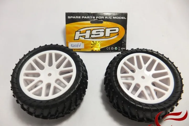 

06026V Rear Wheel Complete -New Style *2P HSP 1/10th Nitro Car Parts 94166