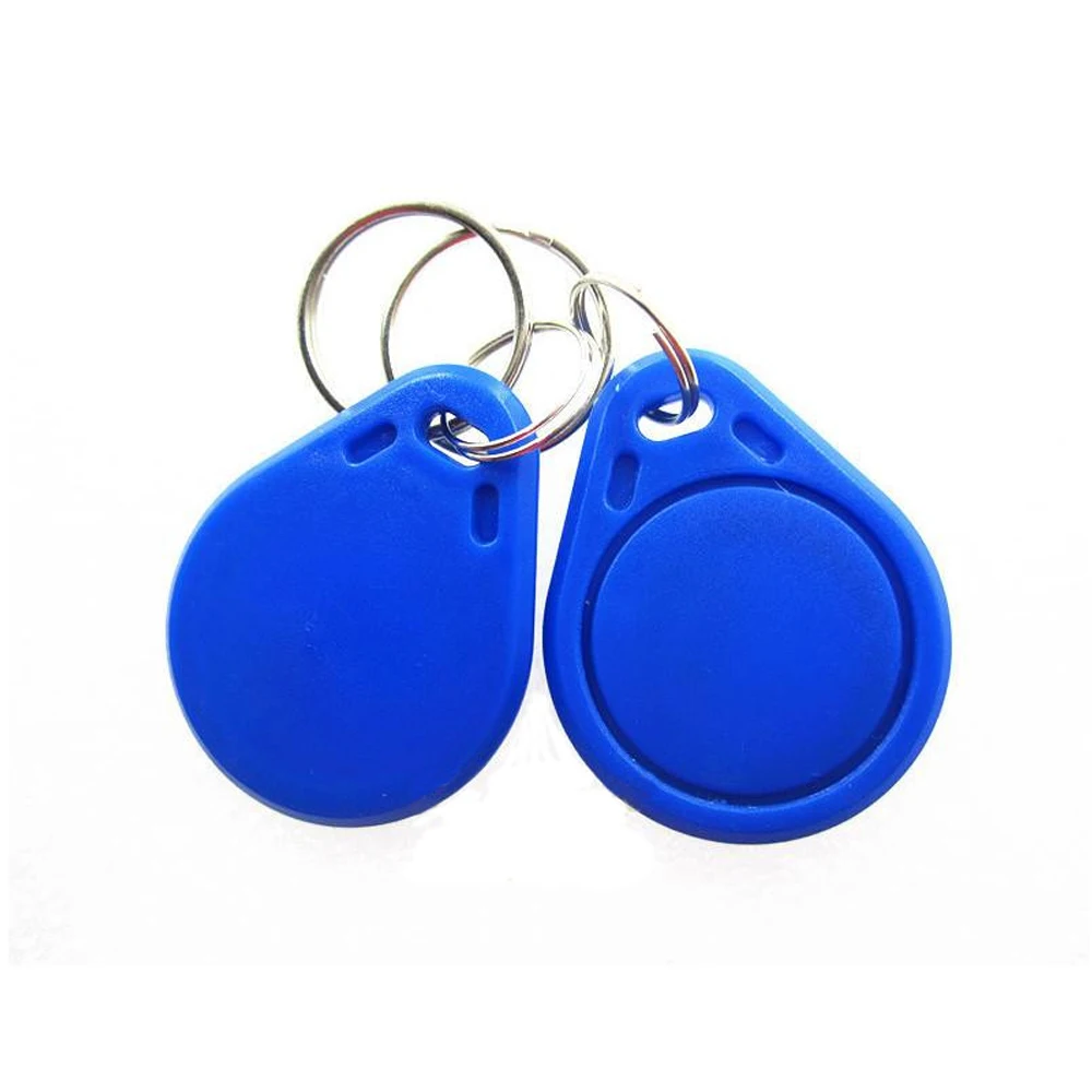 50PCS/Lot 13.56MHz 125MHZ M1 S50 Smart IC Key Fobs / IC Tag / NFC Tag 1K Memory writable Waterproof RC522 RFID