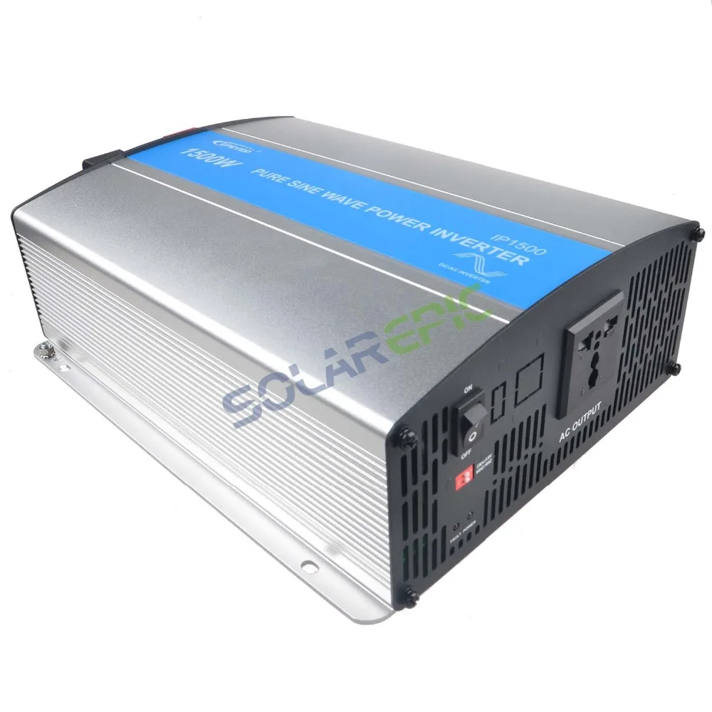 1500W Epever Off Grid Inverter 12V/24VDC to AC110V/220V Pure Sine Wave Power Inverter 1500W Solar Off Grid Inverter 50Hz/60Hz CE