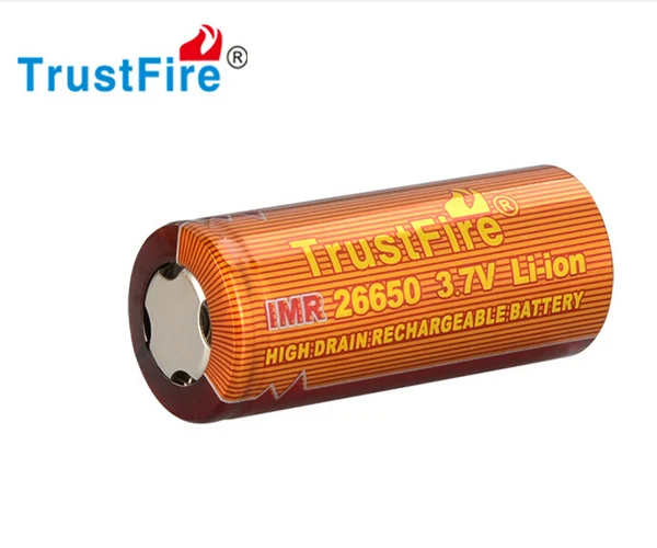 

Trustfire IMR 26650 3400mAh 30A 3.7V Battery High Drain Rechargeable Lithium Batteries Cell For E-cigarettes Flashlights Torches