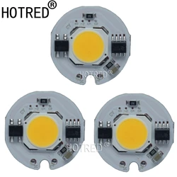 10pcs LED COB Chip light 9W 7W 5W 3W 220V 230V 240V Input Smart IC Driver Fit For DIY Cold Warm White LED Spotlight Floodlight