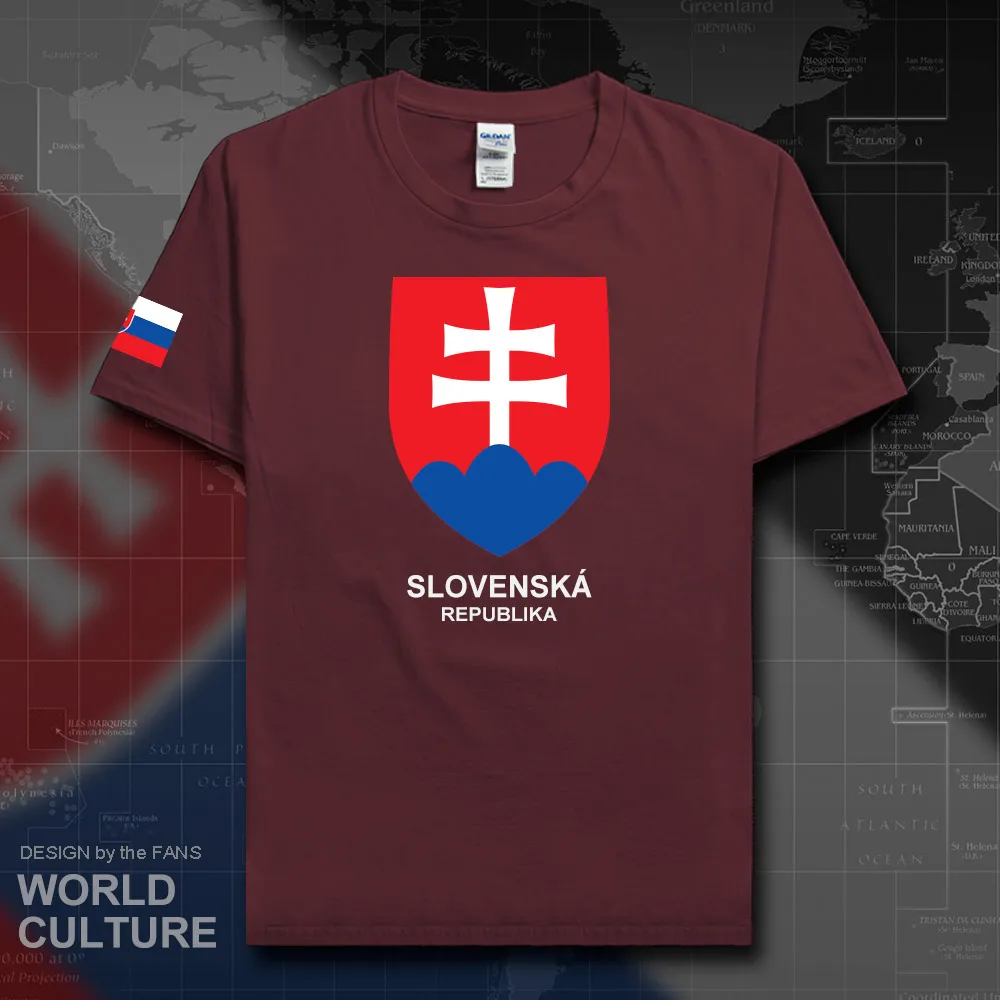 Slovak Republic Slovakia men t shirt fashion 2018 jerseys nation 100% cotton t-shirt sporting tees country SVK Slovensko new 20