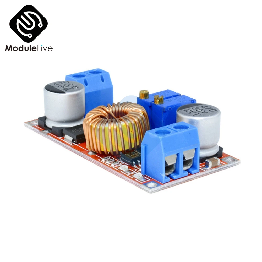 Cc/Cv Verstelbare Max 5A Step Down Buck Opladen Board XL4015 Lithium Batterij Oplader Converter Module DC-DC 0.8-30V Naar 5-32V