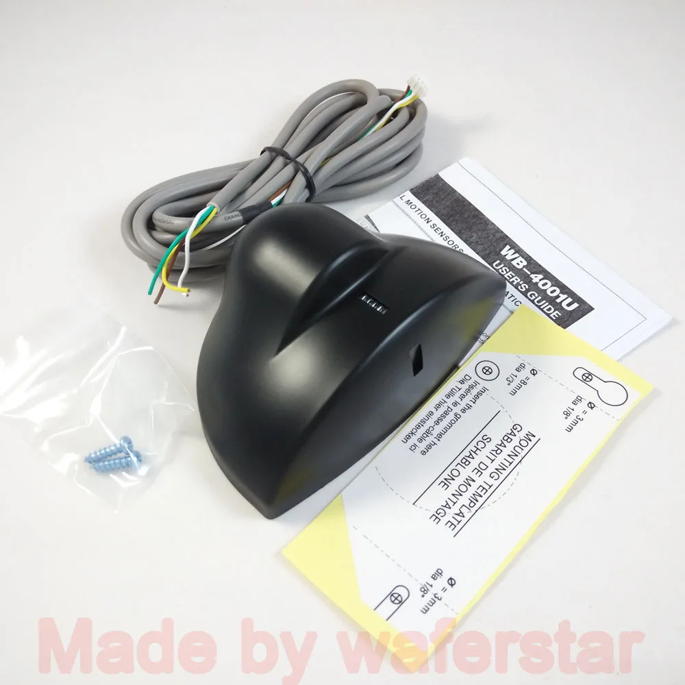 Sensor de movimento automático da porta WB-4001B (cor preta)