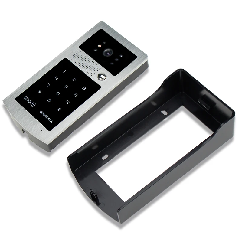 RFID Intercom System Eingang Maschine Farbe Video Telefon/Türklingel Mit Digital Touch Tastatur Outdoor CMOS IR Nachtsicht Kamera