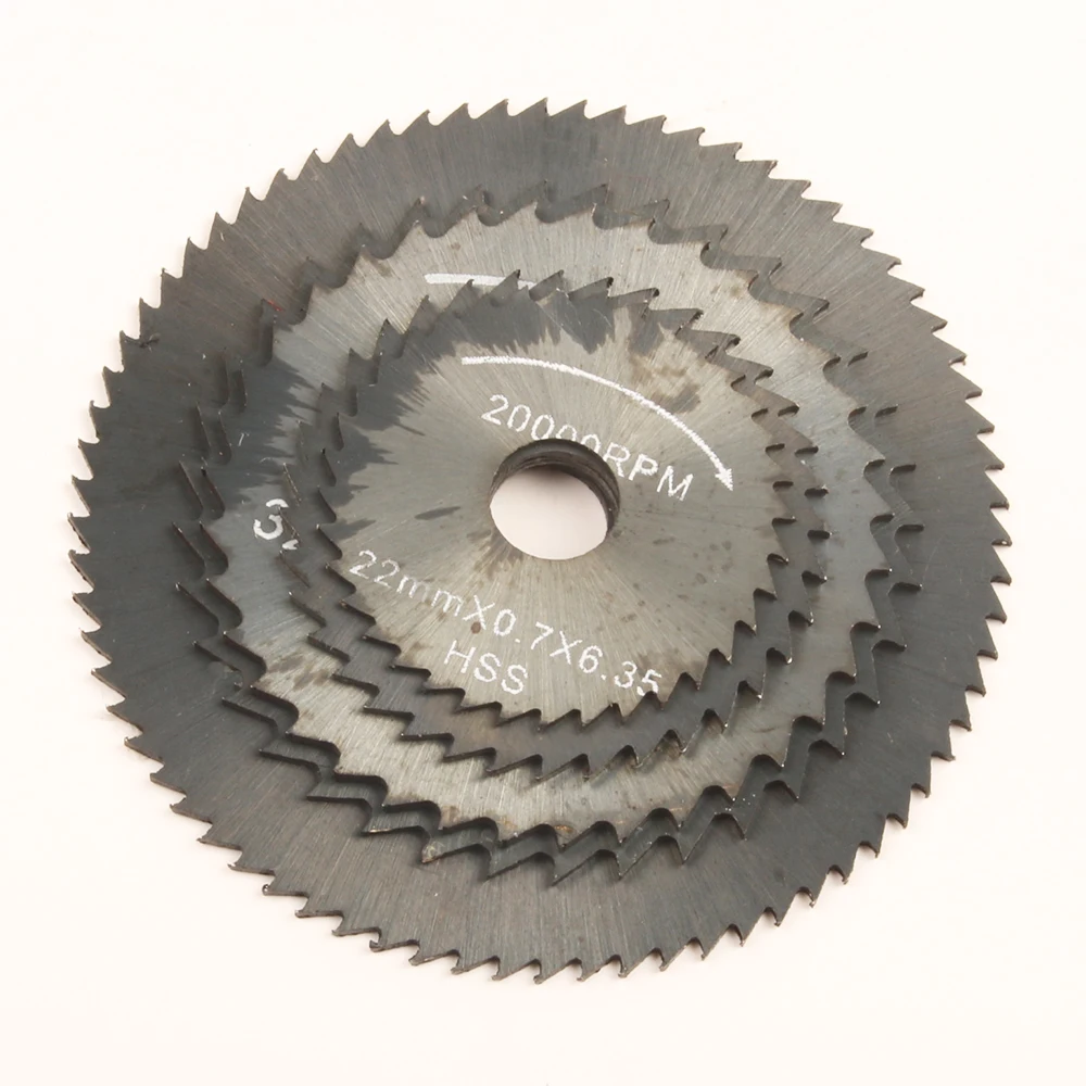 6 ピース/セットメタル hss 丸鋸刃高速度鋼木工切削ディスク回転工具用耐久性のある品質ルバニ