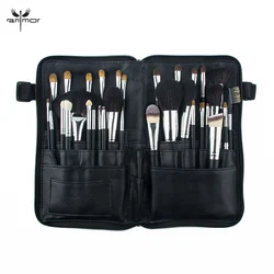 Anmor Professional 32PCS Makeup Brushes Set Natural Hair Make Up Brush Foundation Eyebrow Eyeshadow Portable Tools Cosmetic Bag