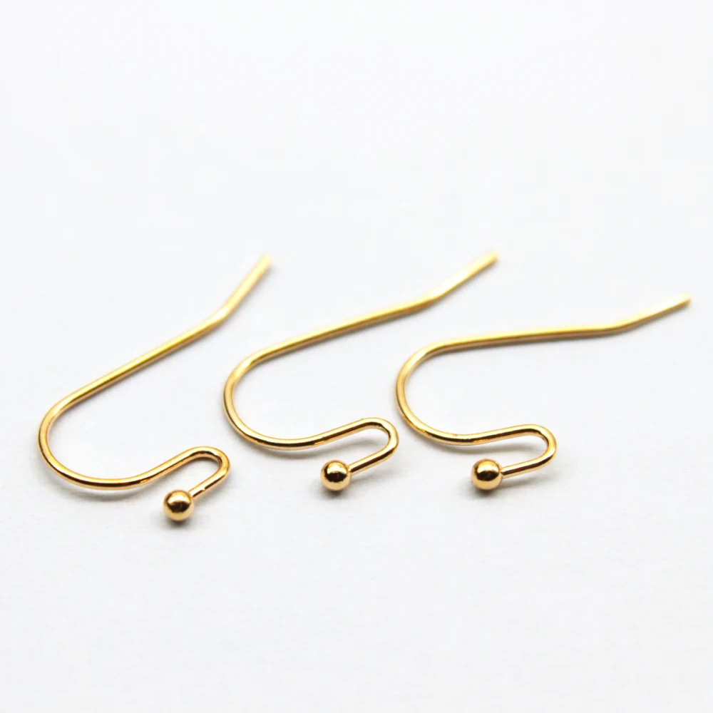 100Pcs Multicolor Plated Earring Haken Terug Zilver Kleur Goud Eardrop Base Benodigdheden Voor Sieraden Vinden EB-05