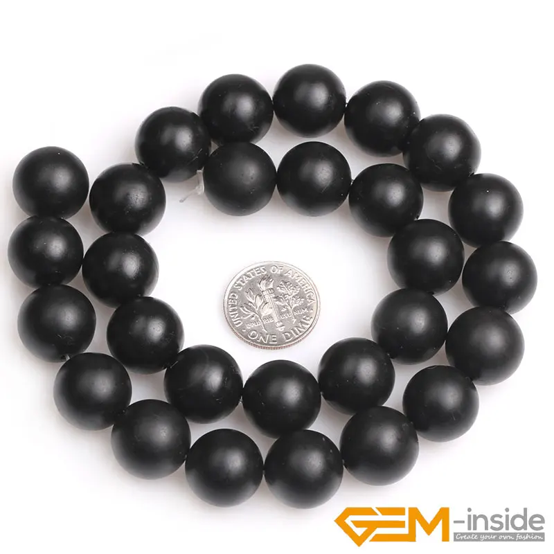 Natural Stone Round Balck Brazil Agates Beads For Jewelry Making Strand 15 Inch DIY Bracelet Necklace Jewelry Bead 6mm 8mm 10mm