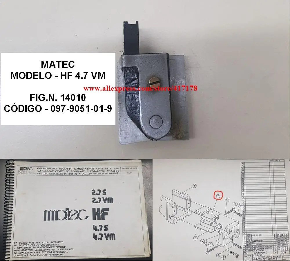 

Matec 2.7S 2.7VM HF 4.7S 4.7VM Jacquard Stockings Use Magnetic Actuator Selector 097-9050-01-9 097-9051-01-9