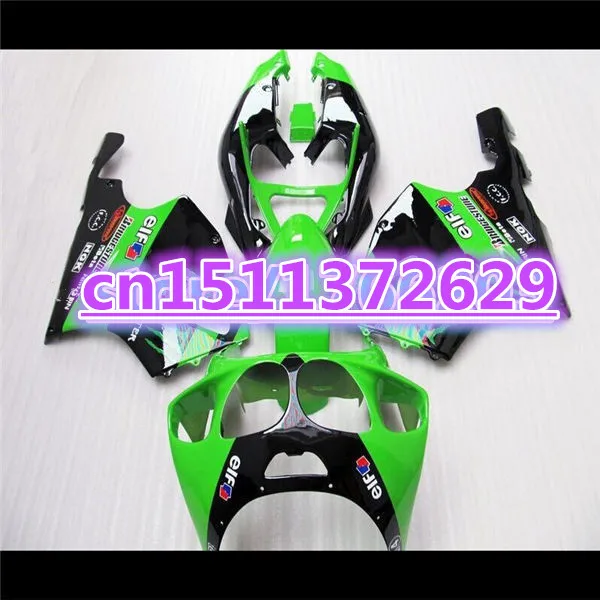 

TOP Fairing For KAWASAKI NINJA ZX7R 96-03 green black ZX 7R 96 97 98 99 00 01 02 03 ZX 7R 1996 1997 1998 1999 2000 2001 2003-D