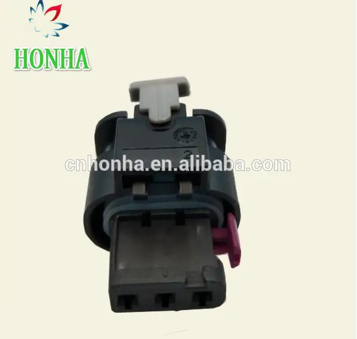 3 pin female sealed electric connectors waterproof auto plug 1-1718644-1 with terminals and seals for Tyco AMP
