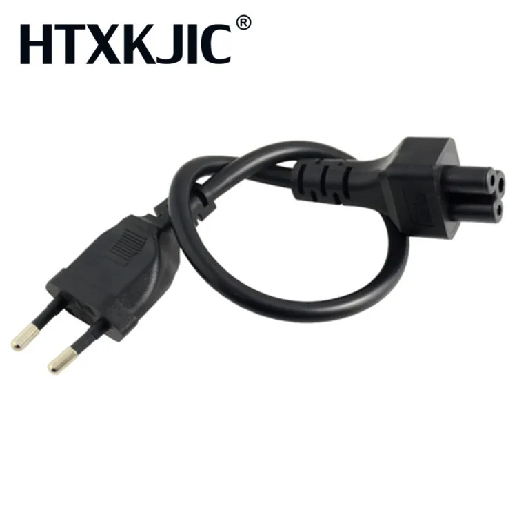 الاتحاد الأوروبي محول كهرباء الحبل ، الأوروبي 2pin ذكر التوصيل إلى IEC 320 C5 Micky كابل محول ل مصدر إمداد الطاقة محمول ، 1 قطعة