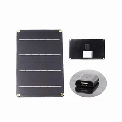 Mono Monocrystalline silicon Solar Panel 5V/6V 1A 6W Mobile Phone Charging Travel Outdoor Portable Charging Bicycle