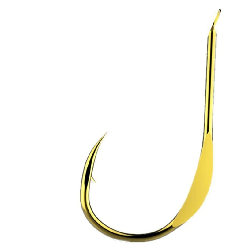 

500pcs/lot Fishing Hook Golden Hand-grinded Fish Hooks High Carbon Steel Barbed Giant Carp Fish Hooks Pesca Wholesale By Bulk