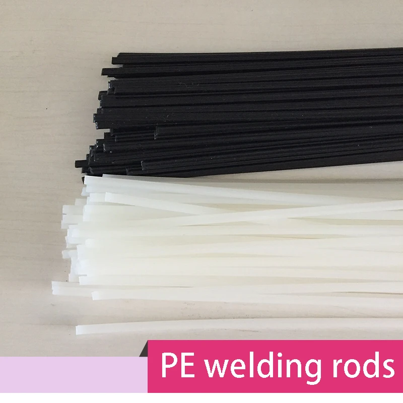 40pcs PE black & white Polyethylene Plastic welding Rods