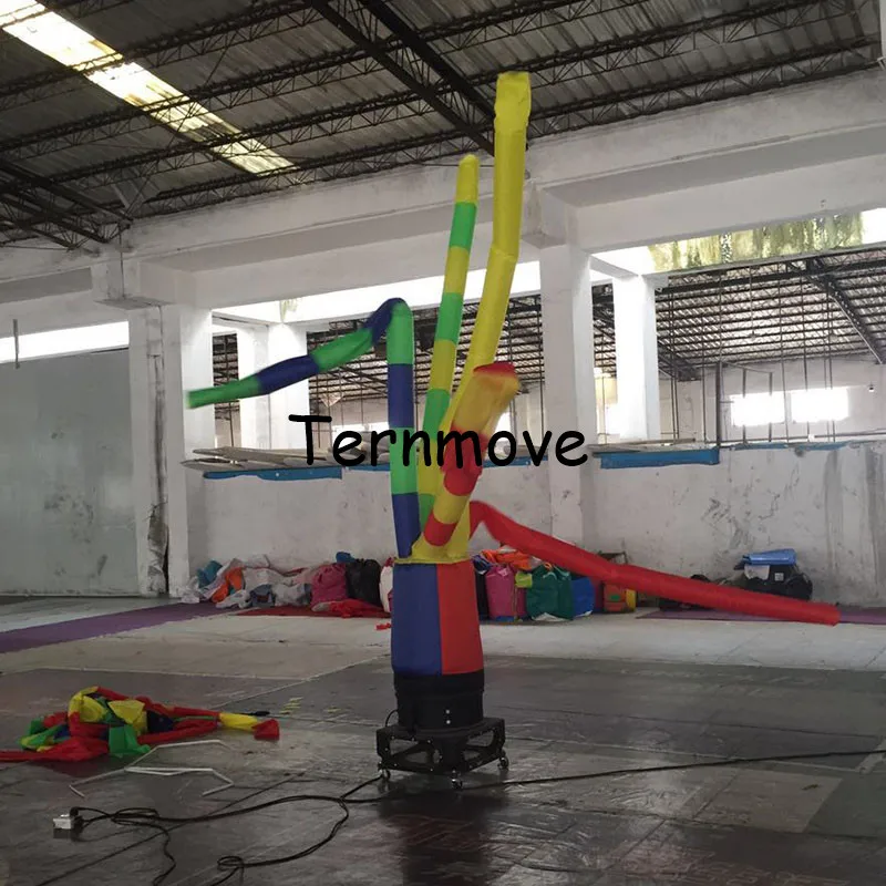 5 tube air dancer guy air waver man colorful multi leg air puppet for party decoration advertising inflatable sky dancer