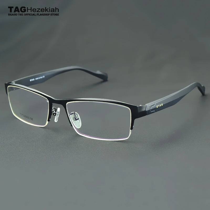 eyeglasses frames men Brand Retro TR90 Business glasses frame Top Myopic computer optics oculos de grau clear lens glasses T9019