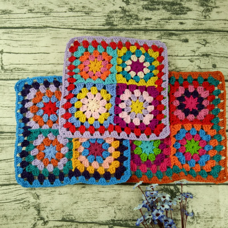 DIY Retro Crochet Coaster Placemat Cup Pad Tea Mug Coffee Kitchen Drink Table Cloth Crochet Doilies Dining Felt Pad Film Props