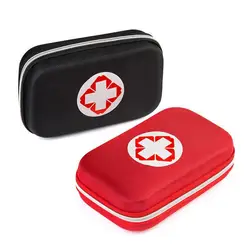 Black And Red Color First Aid Kits Portable Outdoor Survival Disaster Earthquake Emergency Bags Vehicle Mounted Medical Package