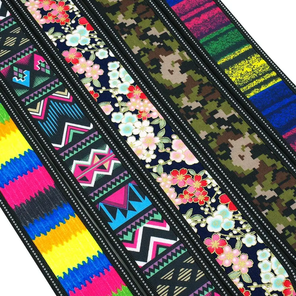 Dog Collar Nylon Printed Striped Pet Collar Perro Reflective Big Dogs Collars for Medium Large Dogs Greyhound Doberman Pitbull