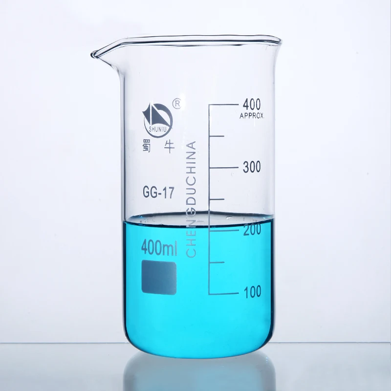 50-1000ml Borosilicate Graduated Glass Beaker in tall form glass measure cup Laboratory Equipment