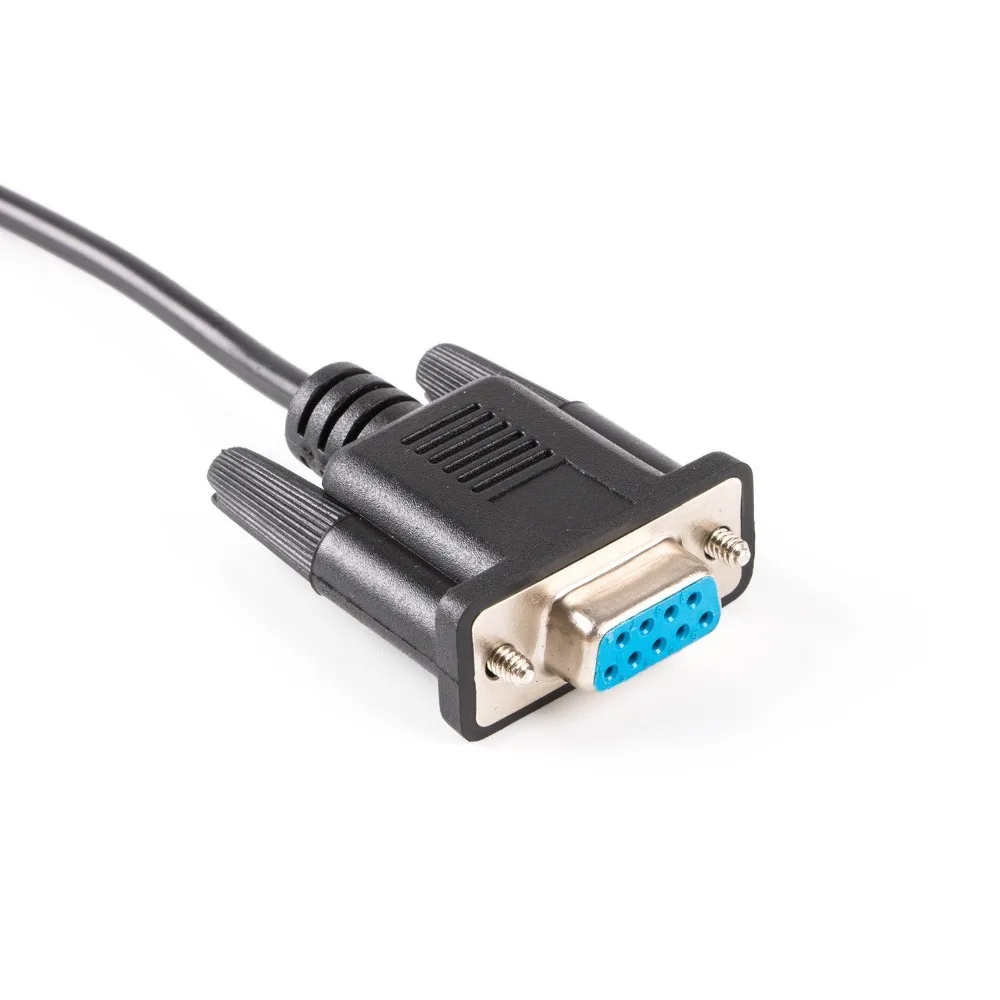 CP2102 ZT232 Chipset Null Modem Serial RS232 Cable USB to RS232 DB9 Female Adapter Cross Wired Cable