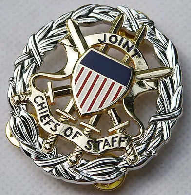 US Office of The Joint Chiefs of Staff Identification Metal Badge - US114