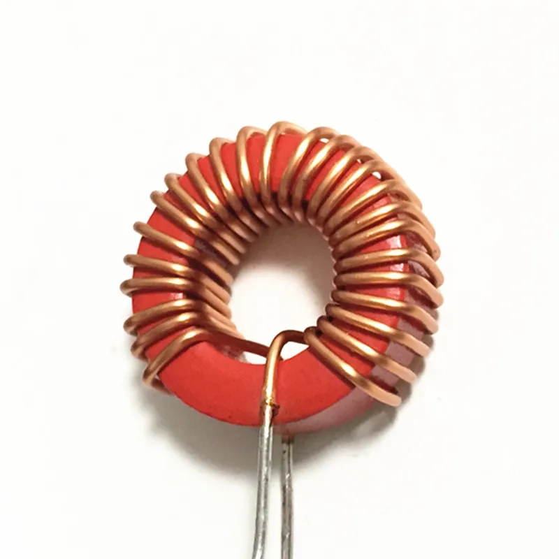 5Pcs T94-2 Iron Powder Core Red Gray Magnetic Ring Inductance Copper Wire Diameter 1.0mm Inductance Capacity 6UH Inductor