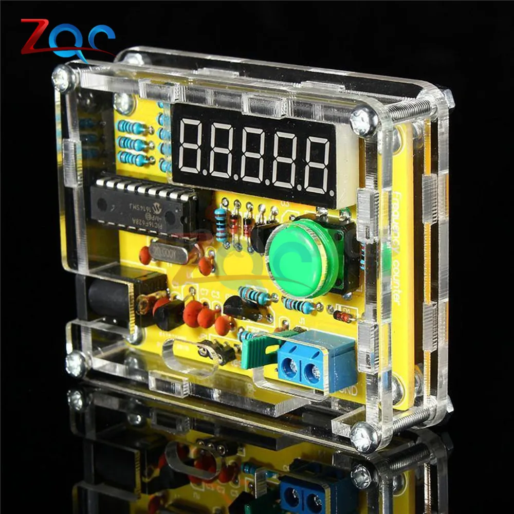 DIY Kits 1Hz-50MHz Crystal Oscillator Tester Frequency Counter TESTER Meter Case Best Price Durable DIY Led Kit