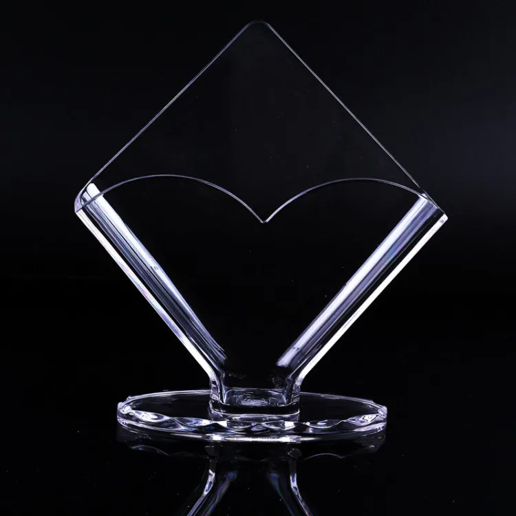 Heart-shaped Facial Acrylic Napkin Golder ,Tissue Holder Boxes for Home & Office & Hotel