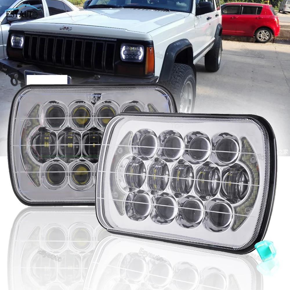 2 pcs 7 inch LED Headlight 85W 5