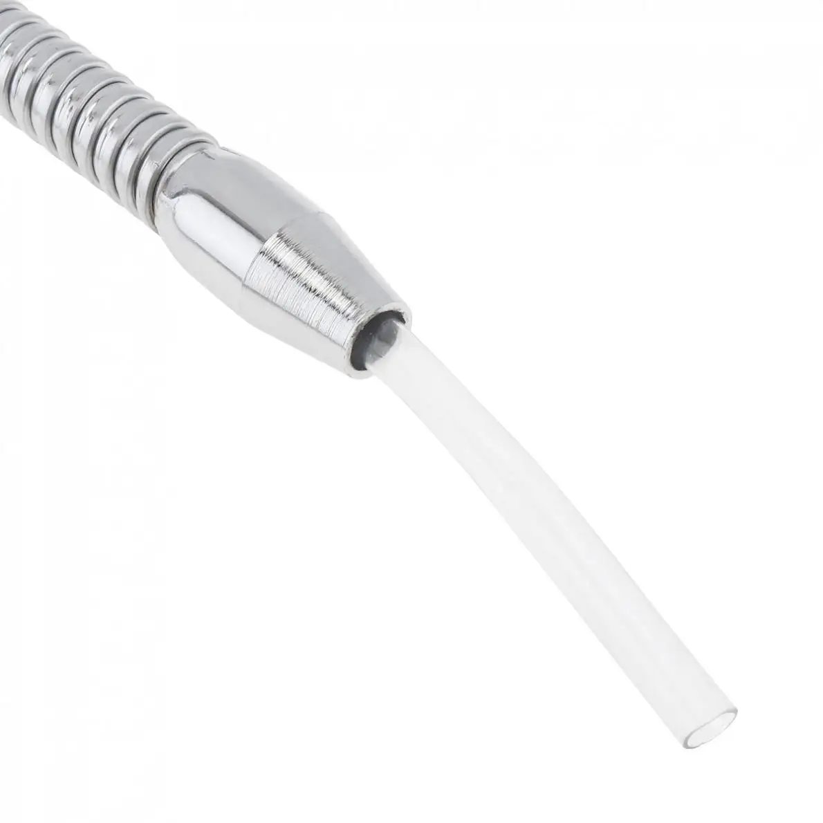 1/4 Polegada prata 400mm metal flexível tubo de resfriamento de óleo de água com bocal de cabeça redonda para máquina cnc/fresagem/torno