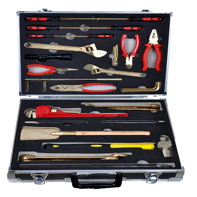 Antiscintilla Instruments Of Combination Sets  36 Pcs, Copper Alloy Hand Tools, Ex Proof And Safety 1 Set