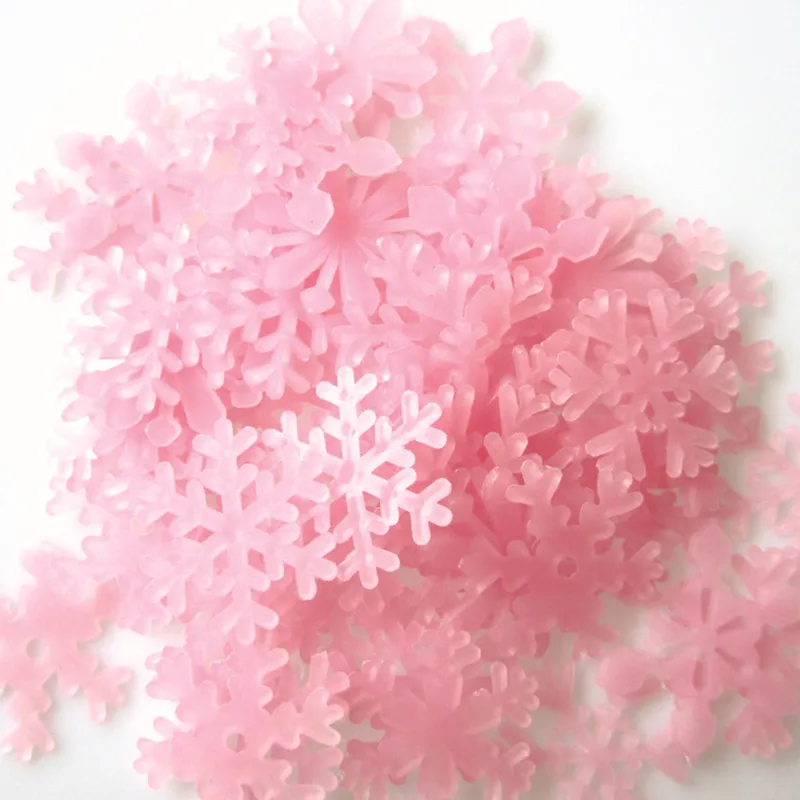 

Christmas Luminous Snowflake Decor, Glow in the Dark, Fluorescent Decal, Baby, Kids, Bedroom, Home, Garden, 3 cm, 50 Pcs