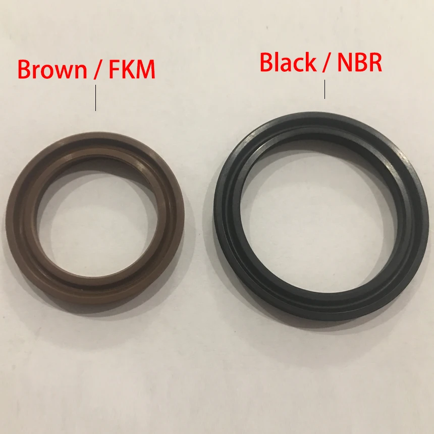 USH 55*65*6 55x65x6 56*66*6 56x66x6 58*68*6 58x68x6 Brown FKM Fluorine Rubber Hydraulic Piston Rod U Lip Gasket O Ring Oil Seal