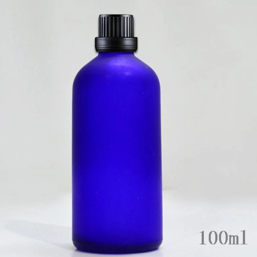 

wholesale high-quality oil bottle glass bottle wholesale 100ml frosted packing bottles debugging glass jar 3 color