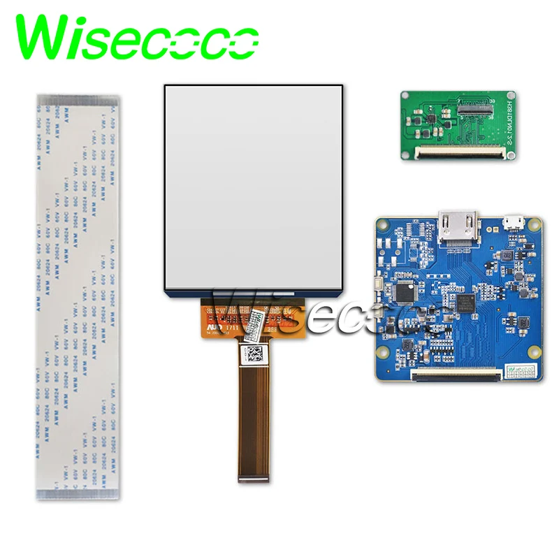 Wisecoco 3,81 inch OLED AMOLED VR AR-display IPS-scherm Mini Micro Panel 90 Hz MIPI Controller Board 1080x1200 H381dln01