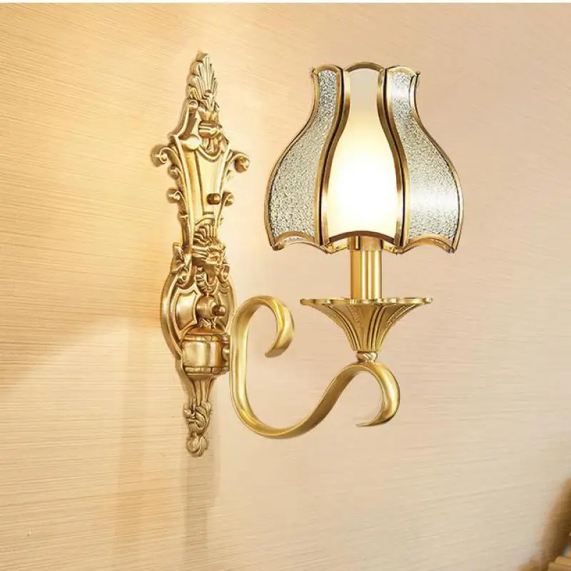 2 arms Led Veranda Wall Lighting Fixtures For Bedroom Dining Room Walkway Indoor Wall Lamp Garden Rural Mirror Led Wall Sconce