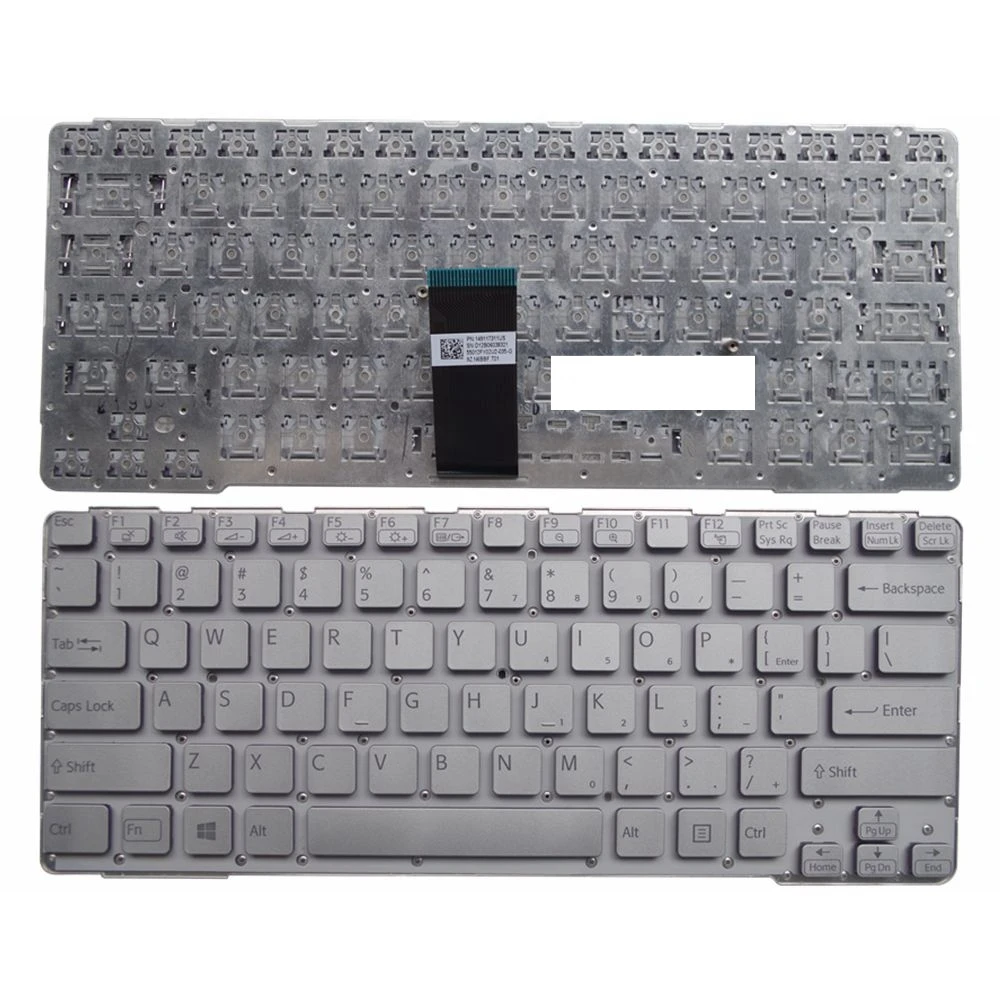 

US silver New English Replace laptop keyboard For SONY SVE14AA12T SVE14A18 SVE14A17 SVE14A16 SVE14