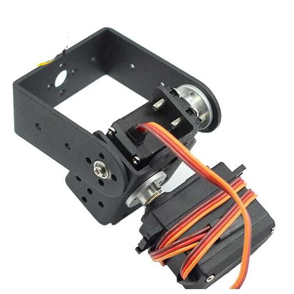 MG995 MG996 Steering Gear Pan and Tilt Mount Mechanical 2 DOF Robot Servo Mount Set Bracket Sensor Mount Kit RC Car Boat