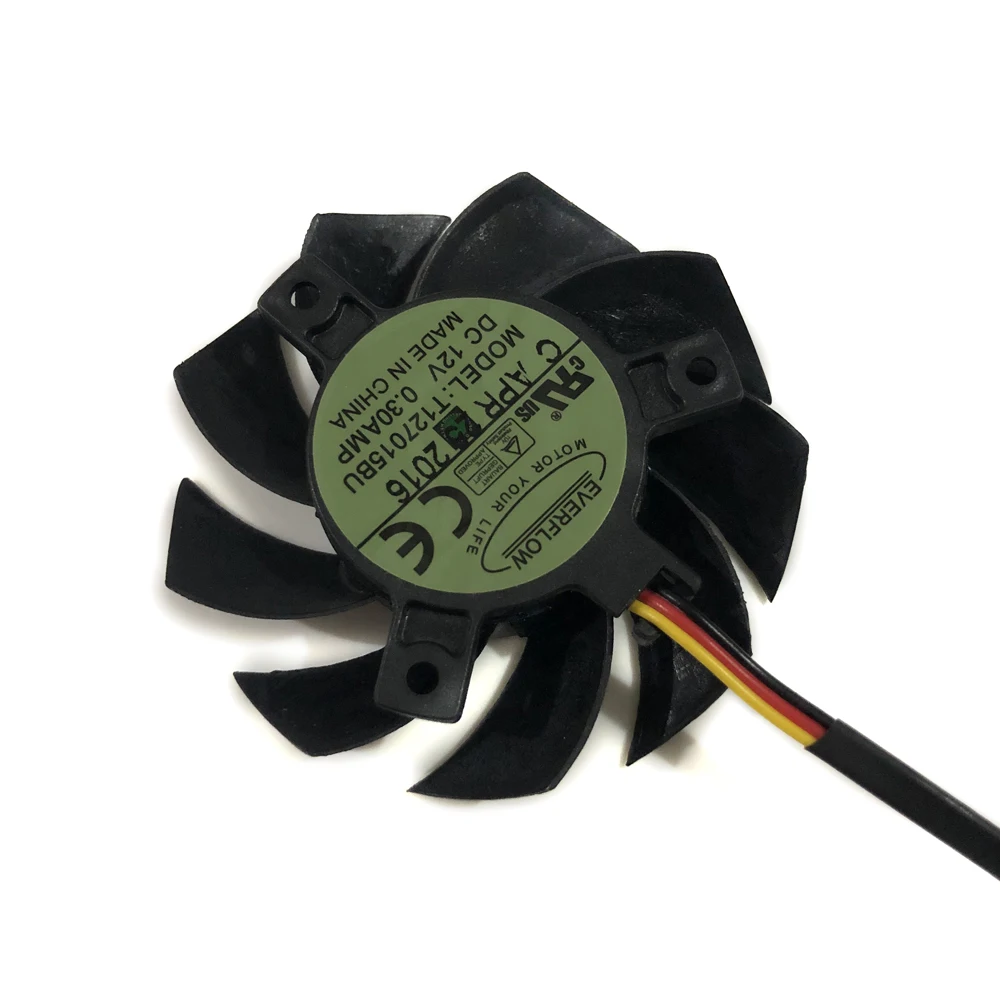 65mm*15mm 12V 0.3A 3Pin 3 Wires T127015BU Blower GPU VGA Cooler Graphics Vudeo Cards Cooling Fan