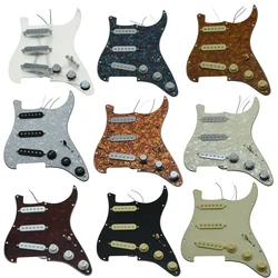 KAISH Various Custom Loaded ST Pickguard Prewired SSS Pickguard with Ceramic Pickups Fits For Fender Loaded Pickguard