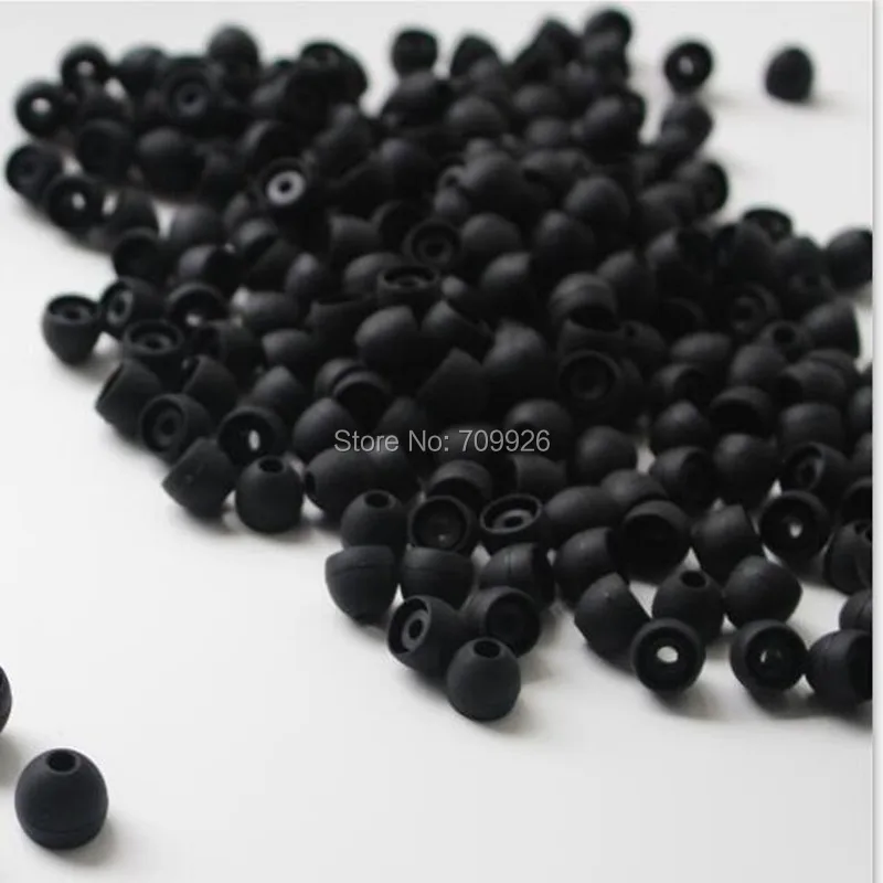 1000Pcs Silicone Ear Tips 3.5mm Earbuds Earphone Cover Tips 3 Size Available