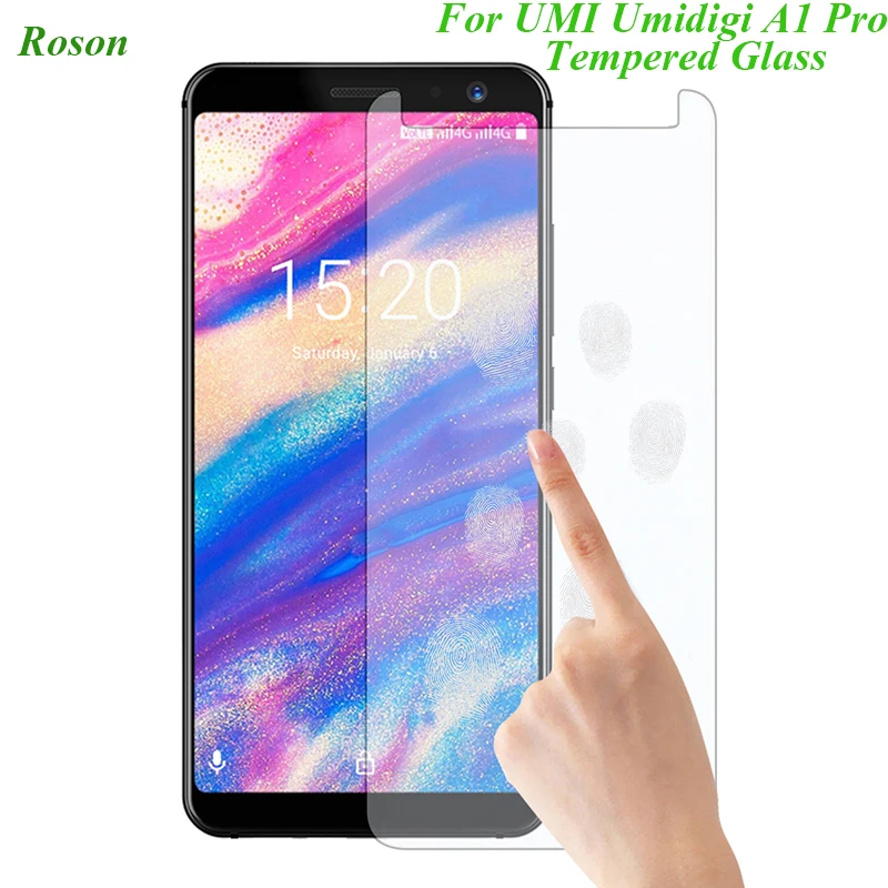 Roson for Smartphone Tempered Glass for UMIDIGI A1 / A1 Pro 9H Explosion-proof Protective Film Screen Protector cover phone