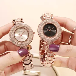 GEDI Watches Women Rhinestone Luxury Ladies Clock Fashion Women's Watch Waterproof Female Quartz Wristwatch relogio feminino