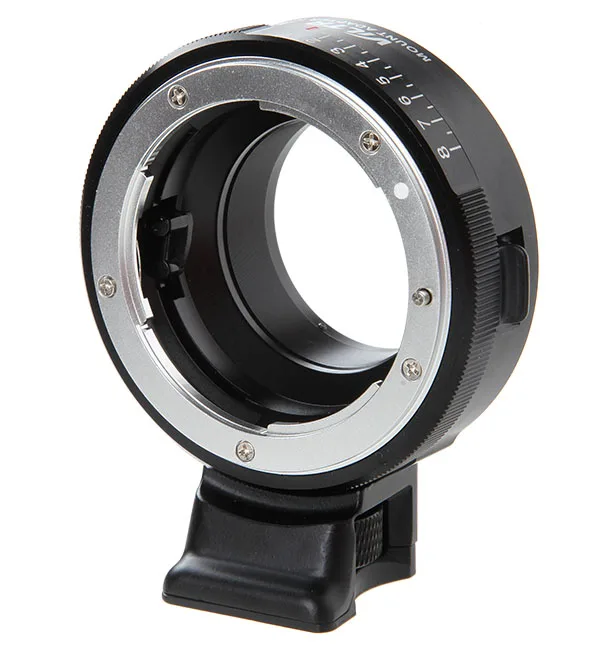 NF-MFT 8-Stop Aperture Adapter for Nikon AI/F/G/D Lens to for Olympus M4/3 BMPCC