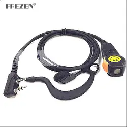 Walkie-talkie Smile, auricular Dual PTT, Para Kenwood, Puxing, Baofeng, Radio bidireccional