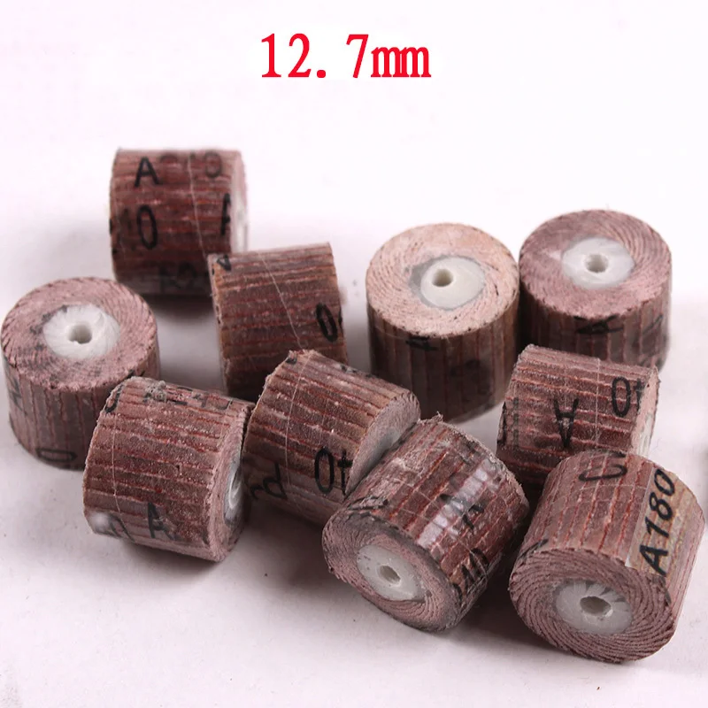 100pcs sandpaper grinding wheel mini drill dremel tools accessories rotary tool abrasive buffing polishing for woodworking stone